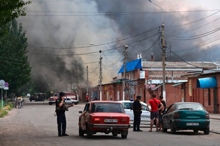 Ukraine-Krieg / „Es gibt keinen sicheren Ort mehr“ – Russland nimmt ganz Donezk unter Beschuss