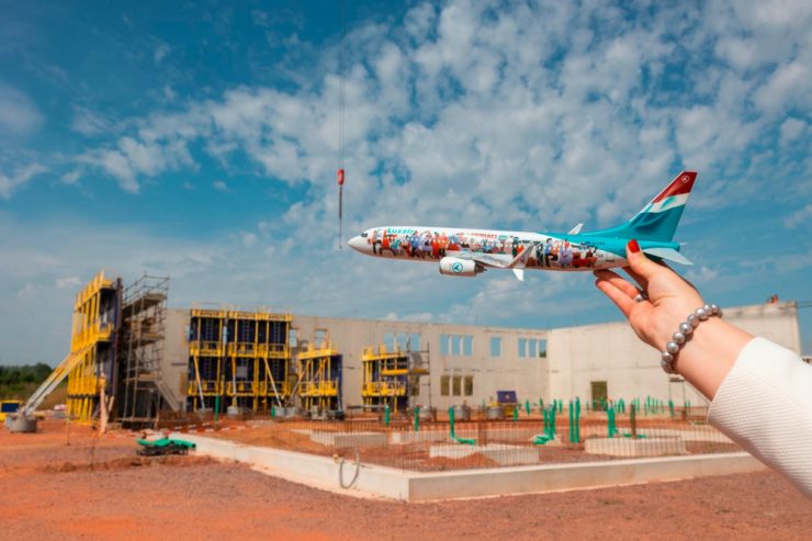 Flugzeugwartung / Neuer Luxair-Hangar bis Ende 2023: Lux-Airport feiert Grundsteinlegung