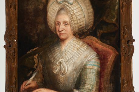 Marie-Catherine Servais par Ignace Milim, huile sur toile, 78 x 60 cm (hors cadre).