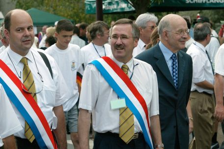Erstmals 2003 in Schifflingen (v.l.): Marc Spautz, Roland Schreiner und Jean Spautz 