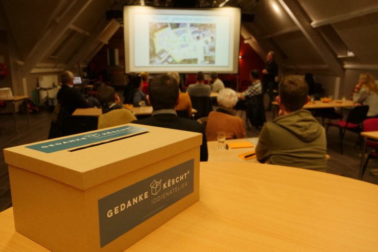 Gedankekëscht / So geht Partizipation: Bauschleiden bezieht Bürger bei Neugestaltung des Ortskerns mit ein