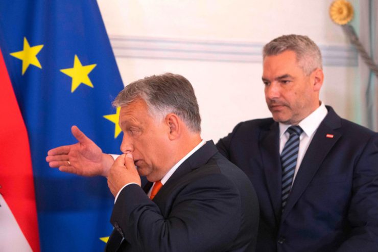 Österreich/Ungarn / Orban wischt in Wien Kritik an Nazi-Sprüchen vom Tisch