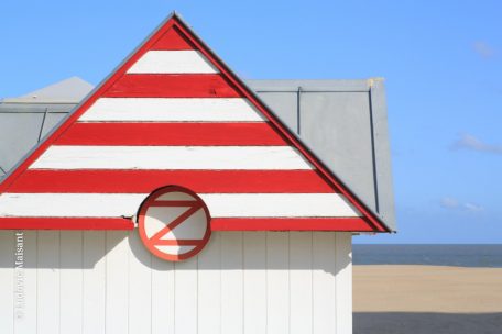 In den Strandkabinen in Knokke lassen sich die Utensilien für einen Strandtag sicher verstauen