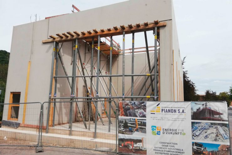 Neue Heizzentrale / „Wir stehen ein bisschen unter Zeitdruck“: Gemeinde Echternach beginnt Bau ohne Genehmigungen