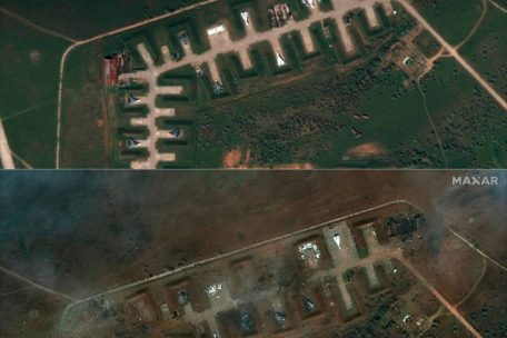 Ukraine-Krieg / Nun auch geheimnisvolle Explosionen auf Militärflugplatz in Belarus