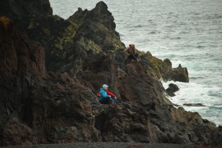 Besuch des Djúpalónssandur-Strands
