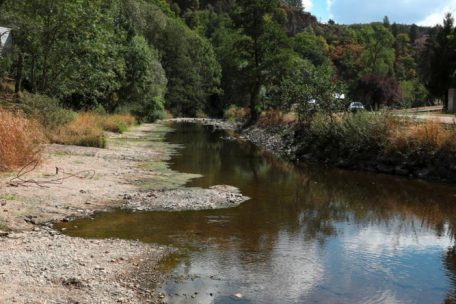 Die Our führt spärlich Wasser