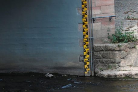 Wasserpegel der Alzette in Ettelbruck