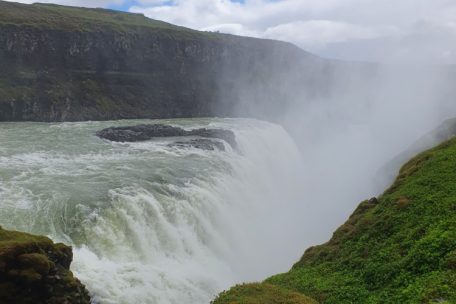 Der Gullfoss-Wasserfall