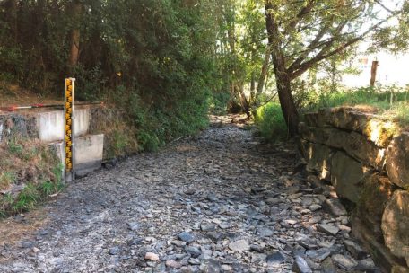 So sah die ausgetrocknete „Béiwenerbaach“ in Böwen bereits vor wenigen Wochen aus