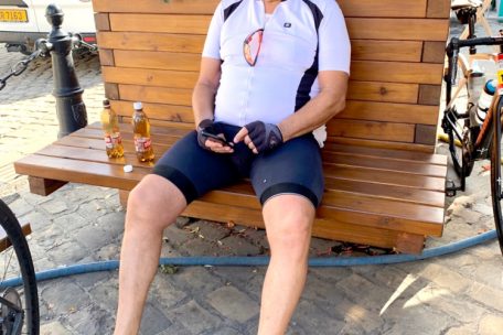 Geschafft: Nico Thoma unmittelbar nach der Zielankunft