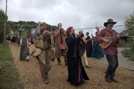 Beim feierlichen Umzug konnten die Protagonisten ihre Talente unter Beweis stellen