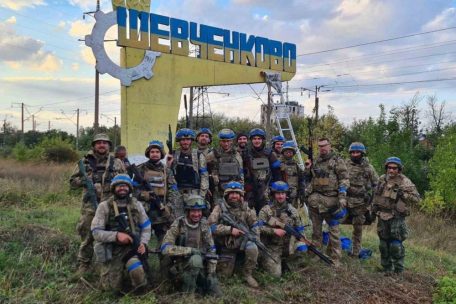 In Fotolaune: Ukrainische Soldaten haben dutzende Ortschaften und Städte zurückerobert 