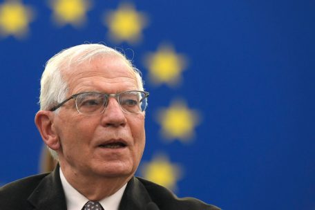 Konflikte / EU-Außenbeauftragter kündigt weitere Sanktionen gegen Russland an