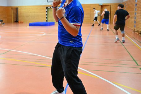 20221004, Esch-sur-Alzette, Place de la Résistance, École du Brill, Entraînement BoxClub Esch, Foto: Editpress/Julien Garroy