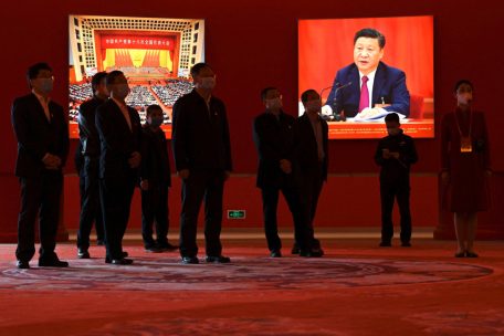 In Peking informiert eine Ausstellung über die Errungenschaften des Landes während Xis letzten beiden Amtszeiten