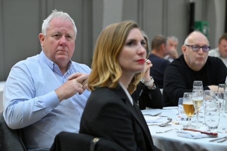 Editpress-Direktor Jacques Eischen und Michelle Cloos, Mitglied des geschäftsführenden Vorstands des OGBL