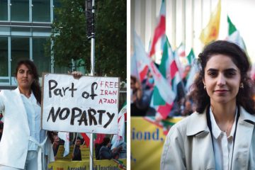 EU-Außenminister auf Kirchberg / Iranerinnen und Iraner demonstrieren in Luxemburg gegen das Regime und für Sanktionen