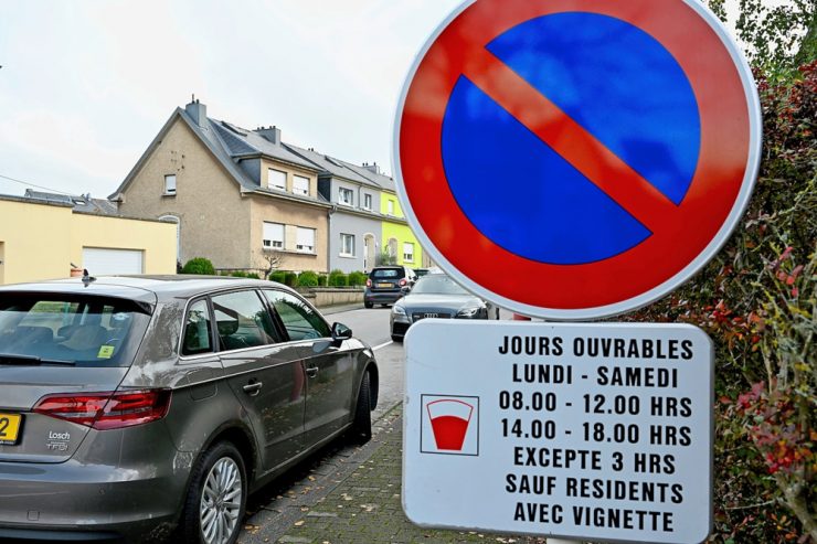 Düdelingen / 5.545 erste Vignetten ausgestellt – eine vorerst positive Bilanz zum Anwohnerparken