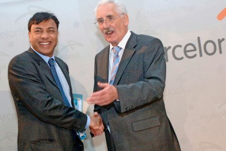 Lakshmi Mittal und Joseph Kinsch