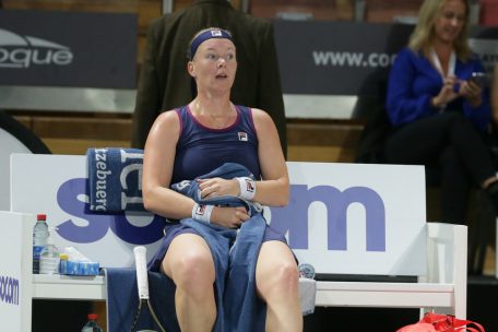 Kiki Bertens, hier im Viertelfinale gegen Martina Hingis