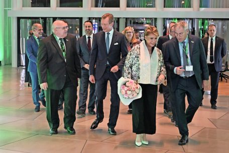 Begrüßung des großherzoglichen Paares 