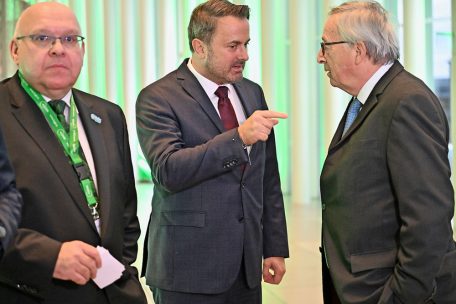 Staatsminister im Gespräch