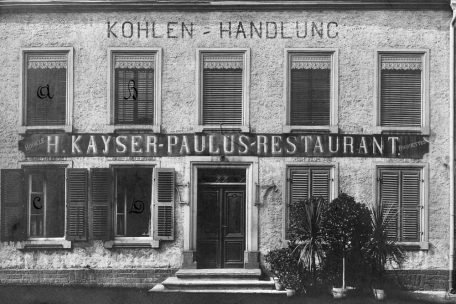 La maison et le commerce des Kayser-Paulus rue d’Audun à Esch-sur-Alzette, photographiée le 14 septembre 1910 par le chef du service anthropométrique de la police judiciaire François Molitor