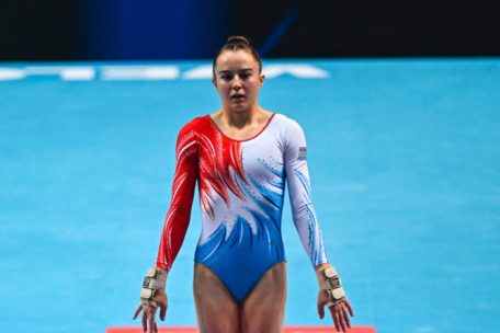 Den kleinen Schock am Sprung, an dem Céleste Mordenti stürzte, überwand die FLGym-Turnerin souverän und legte eine starke Übung am Stufenbarren dran 