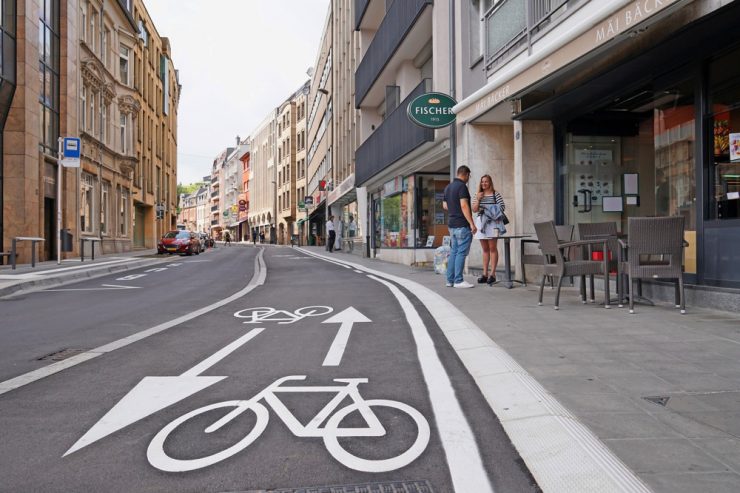 Luxemburg-Stadt / Gemeinde lenkt ein: Die Fahrradspur auf dem Limpertsberg wird neu gestaltet