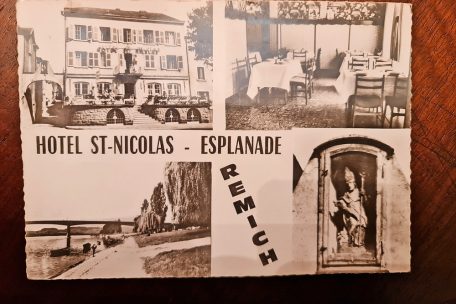 Eine alte Postkarte aus Remich