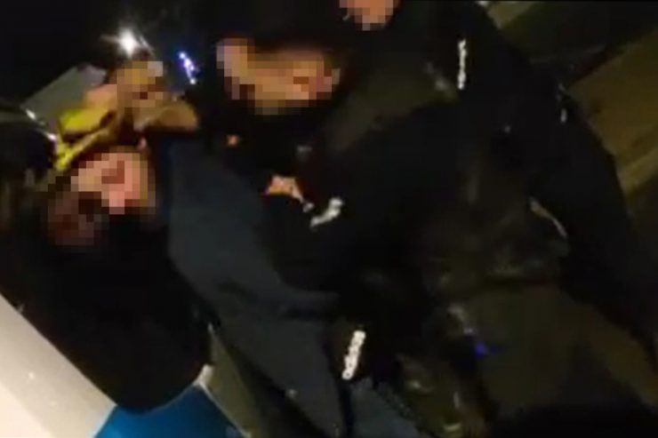 Bartringen / Polizist schlägt Mann mit dem Kopf gegen Polizeiwagen 