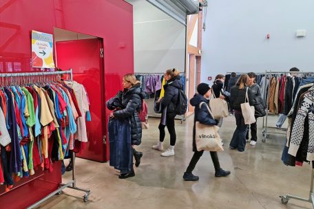 Auch anprobieren kann man beim Vinokilo