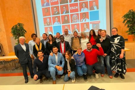 Die 19 Kandidaten der LSAP Esch für die Gemeindewahlen 2023