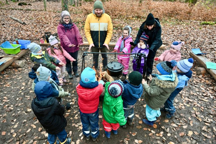 Projekt „Wildnispädagogik“ / In Düdelingen erlernen Kinder einen achtsamen Umgang mit der Natur