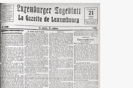 Das Tageblatt vom 21.12.1922