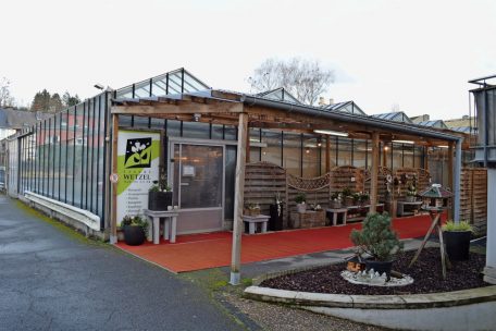 Der heutige Verkaufsraum der Gärtnerei Wetzel