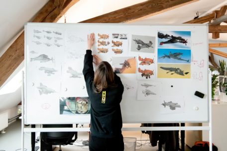 Ilka Hesche hat an einer Privatschule einen Game-Art-Lehrgang belegt. Inzwischen arbeitet sie für ein Game-Art-Studio in Berlin.