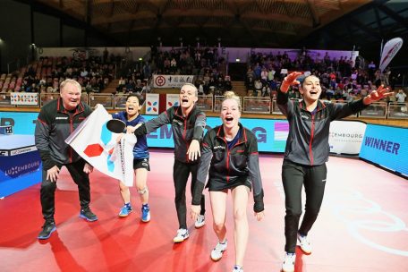 Das Tischtennis-Nationalteam der Damen