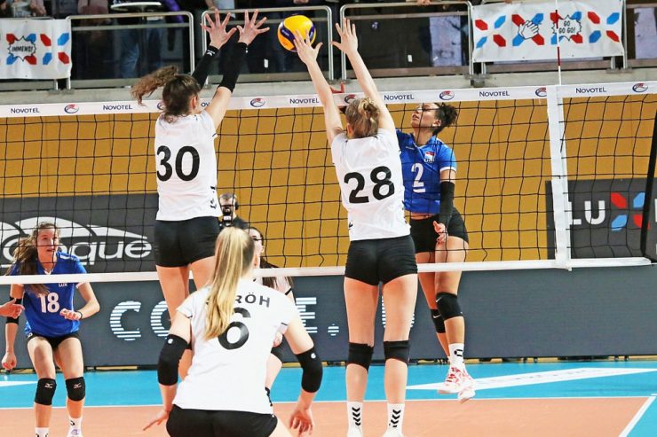 Volleyball / Beim Novotel Cup wachsen die FLVB-Damen über sich hinaus