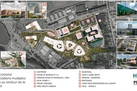 Die provisorischen Pläne für den weiteren Ausbau des Standortes