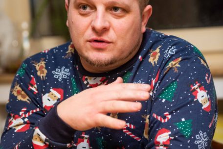 Der ukrainische Flüchtling Denis Semianystyi arbeitet als Techniker bei einem Luxemburger Gastronomieunternehmen