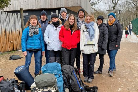 Die Ankunft am Sonntag im Escher „Déierepark“ auf dem Galgenberg