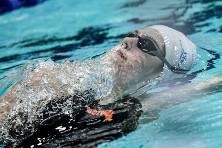 Rückenspezialistin Jacky Banky stand zweimal im B-Finale