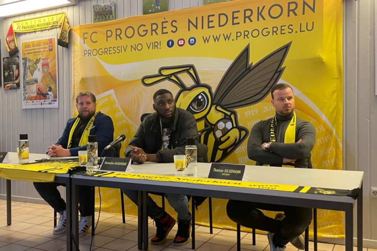 Fußball / Progrès Niederkorn stellt mit Hamadou Karamoko neuen Innenverteidiger vor