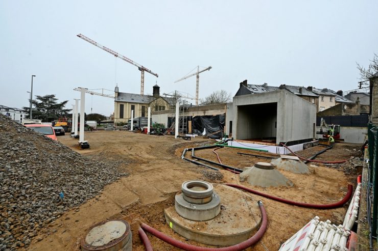Infrastruktur / Die runderneuerte Tankstelle in Esch-Lallingen soll im April/Mai eröffnet werden