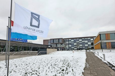 Bis zum ersten Besuch der amerikanischen „High School“ in Junglinster ist der Schnee wohl wieder weg