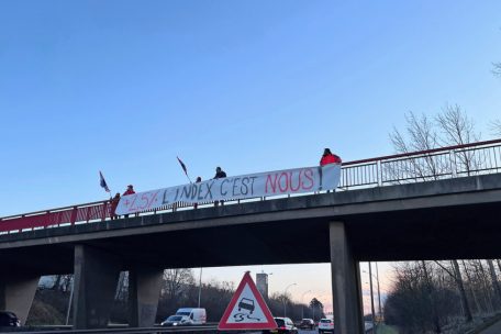 Gewerkschaft / „Ouni eis keen Index“: OGBL-Aktion an den Autobahnen