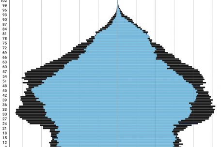 Die Alterspyramide der Bevölkerung zwischen 2011 und 2021