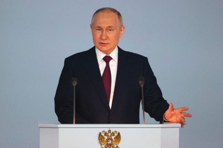 Rede zur Lage der Nation / Putin gibt Westen Schuld an Krieg gegen Ukraine